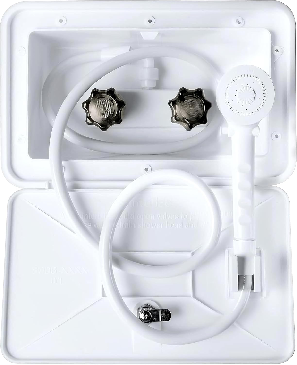 RV Exterior Shower Box Kit for Outdoor Camping and Travel Use