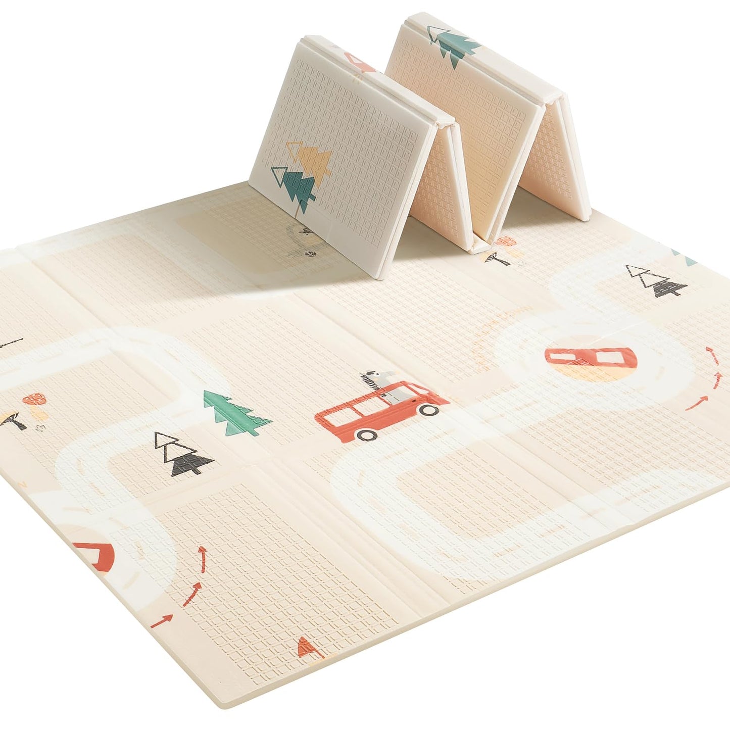 Foldable Reversible Baby Play Mat 47x47