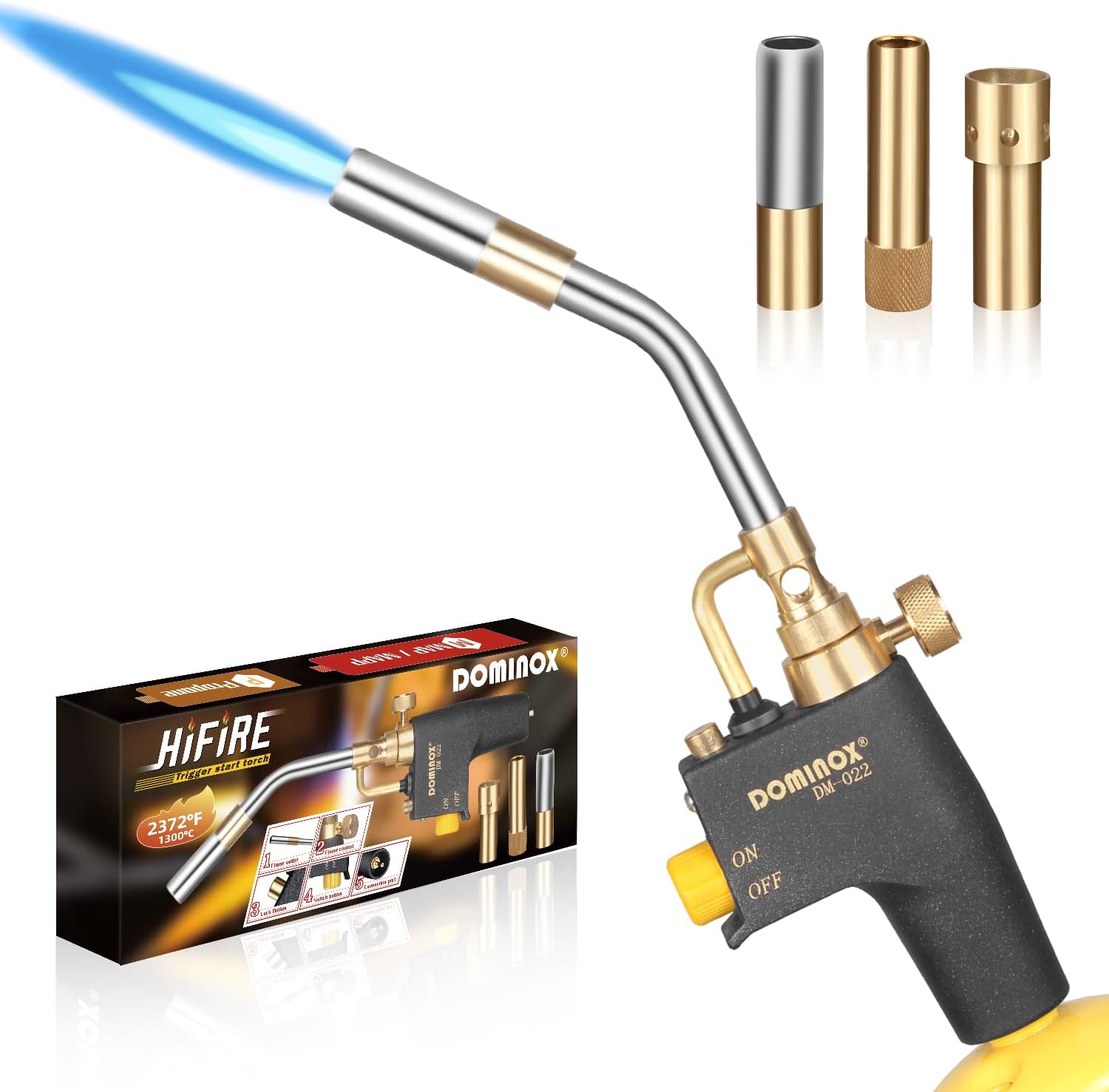 High Intensity Propane Torch Head Kit for Soldering and Cooking