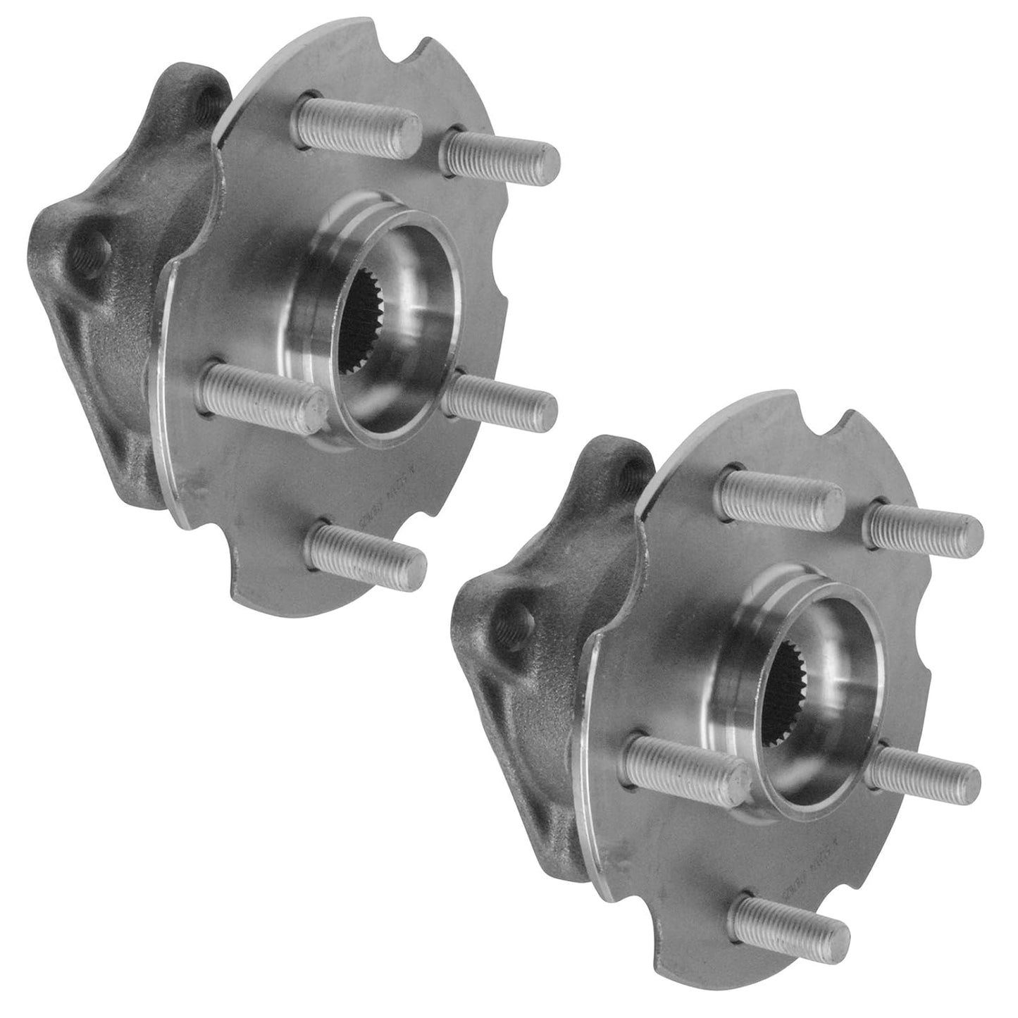 TRQ Rear Wheel Bearing & Hub Assembly Set for Lexus and RAV4