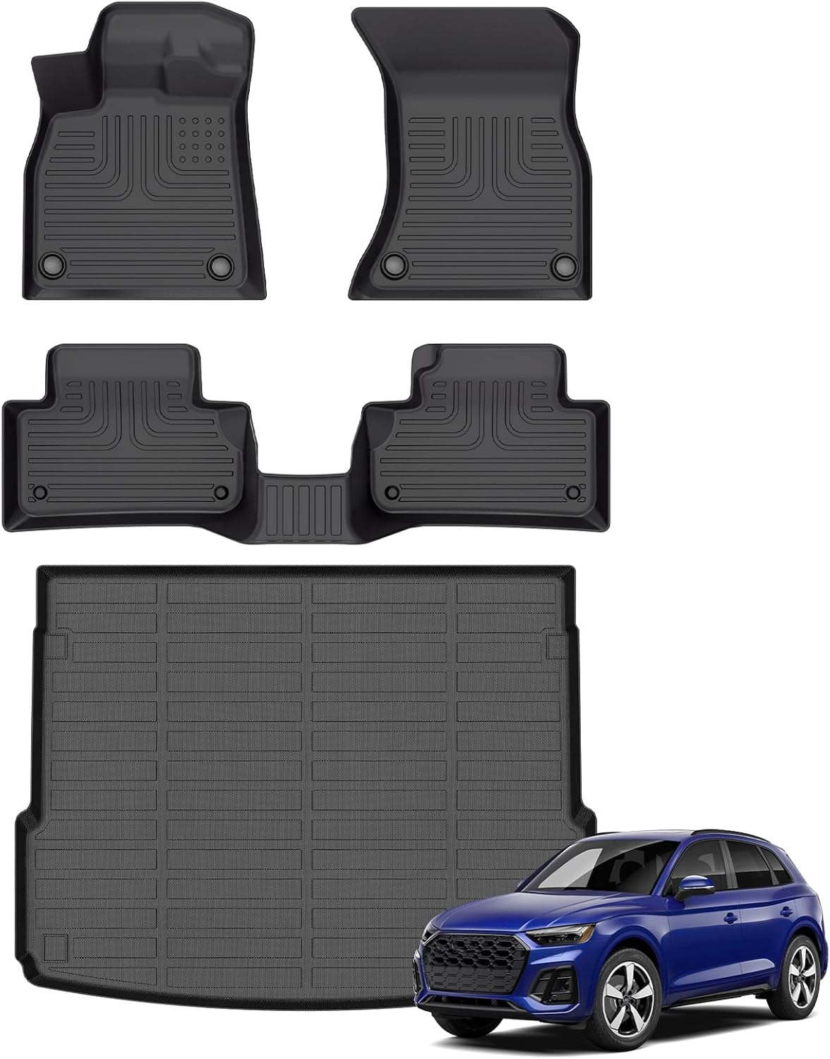 All Weather Floor Mats & Cargo Liner for Audi Q5 SQ5 2018-2025