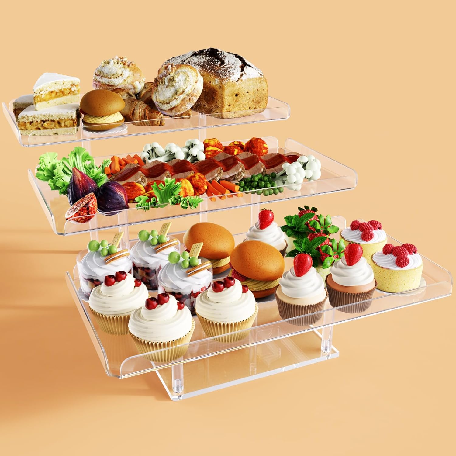 Upgraded Dessert Table Display Set for Weddings and Parties