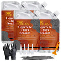 Concrete Crack Filler 4 Pack Self Leveling Sealant - Waterproof Repair