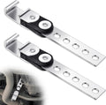 Exhaust Hangers 8 Pack Universal Swivel Muffler Bracket - Heavy Duty