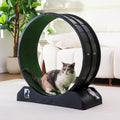 Cat Exercise Wheel 31.5 in Treadmill for Indoor Cats - Quiet, Easy