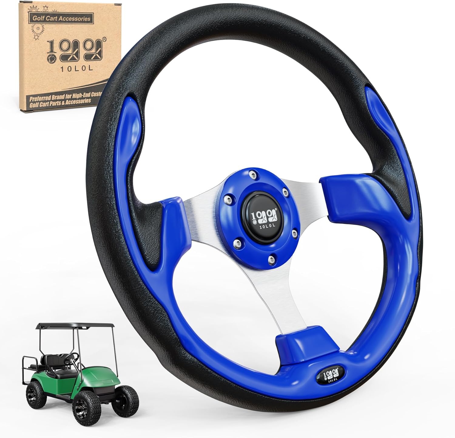 10L0L Golf Cart Steering Wheel for Yamaha EZGO Club Car Models