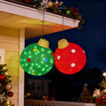 16Dx18H Christmas Ornament Lights for Festive Outdoor Decor