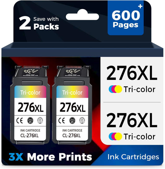 Relcolor Compatible Ink Cartridge Replacement for Canon 276XL 276
