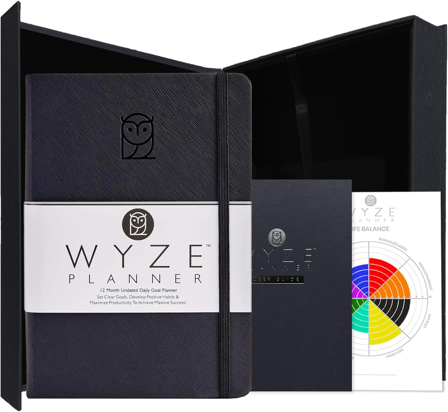 1-Year Undated Goal Planner - Boost Productivity!