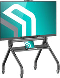 ONKRON Mobile TV Stand for 60-120 in TVs - Heavy Duty Rolling Cart
