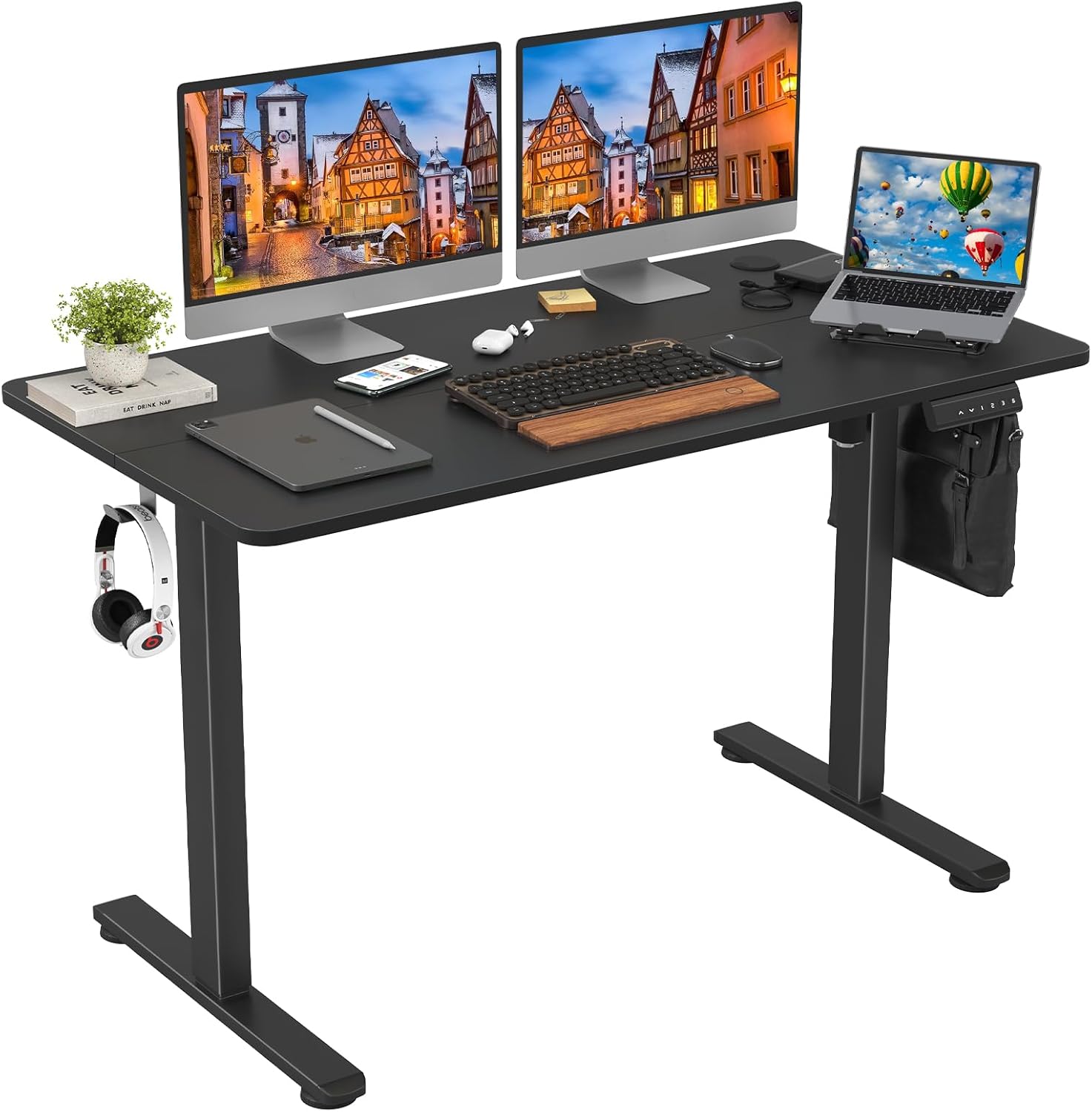 STARY Electric Standing Desk Adjustable Height for Home Office