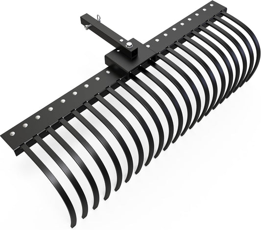 YITAMOTOR 5FT Tractors Rake with 21 Spring Steel Tines