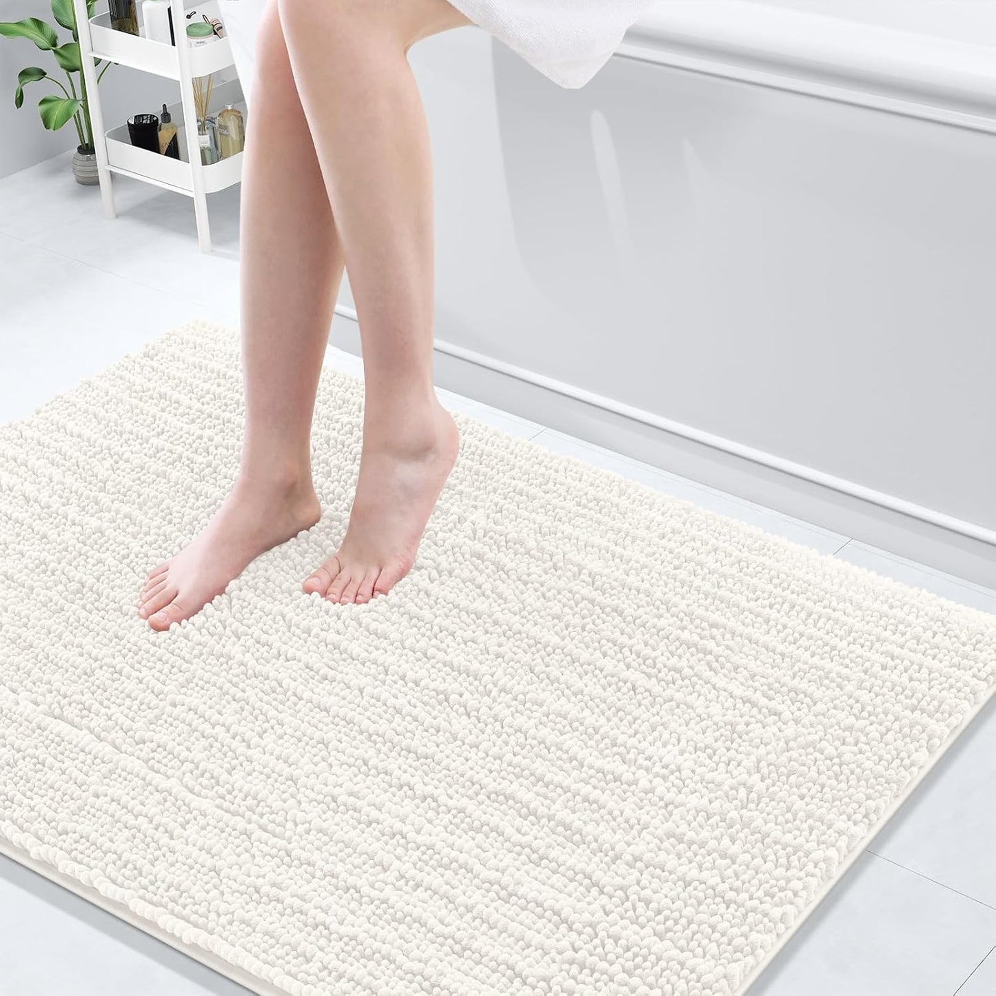 Arotive Luxury Chenille Bathroom Rug Mat for Ultimate Comfort
