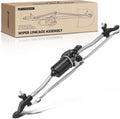Front Windshield Wiper Motor and Linkage Assembly Compatible with Jeep