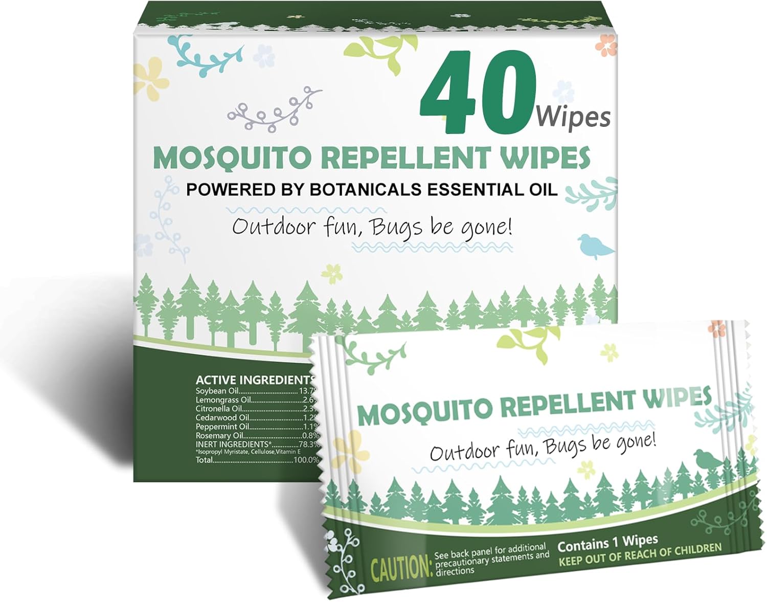 Natural Mosquito Repellent Wipes for Effective Insect Protection