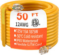 HUANCHAIN 50 ft Heavy Duty Outdoor Extension Cord for All Needs