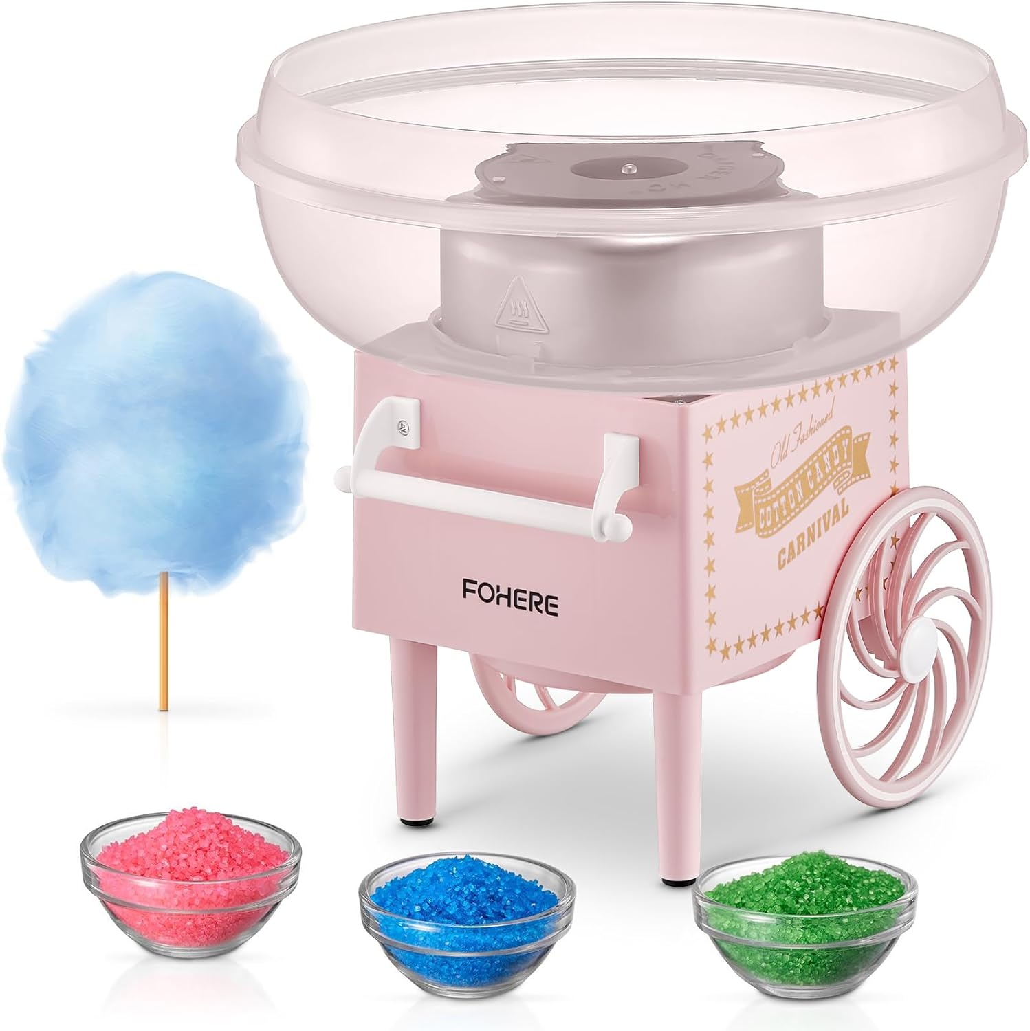FOHERE Cotton Candy Machine for Kids - Fun Homemade Treats