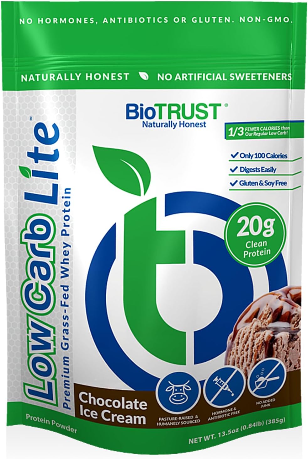 BioTrust Low Carb Lite Protein Powder with Grass-Fed Whey Isolate