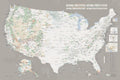Federal Lands Map 24x36 Poster - Comprehensive Interagency Map