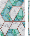 DuraSafe Cases for iPad Air 5th 4th 6th 11th - Protective Marble Green