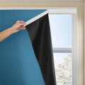 Magic Tape Stick on Portable Blackout Curtains - No Drill, Quick