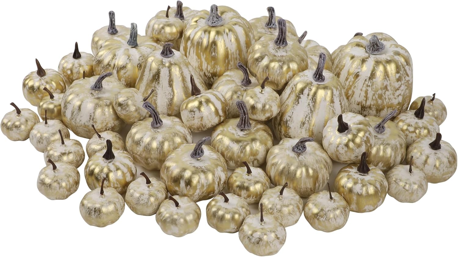 Assorted Size Artificial Pumpkins for Fall Decorations and More