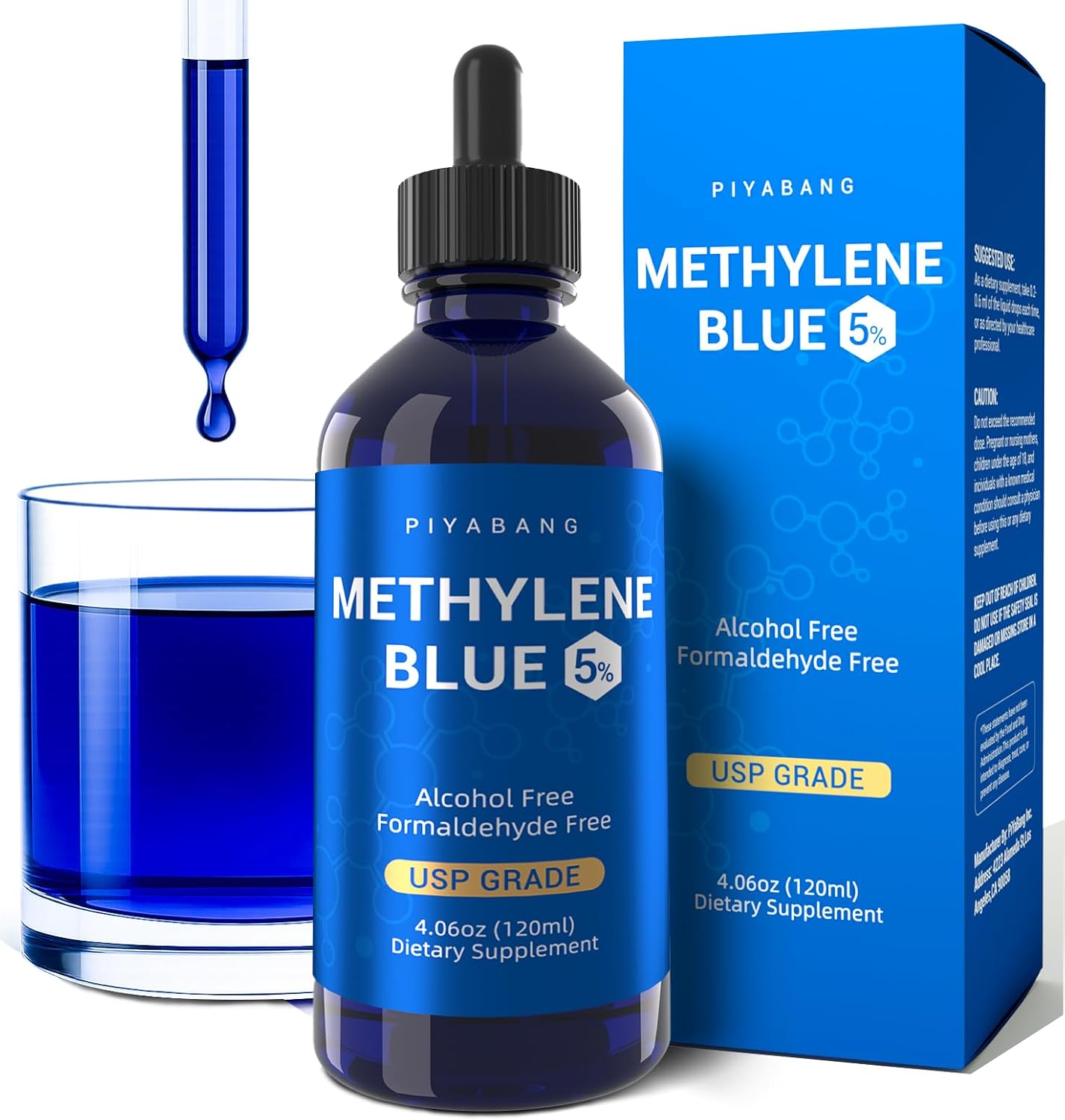 Methylene Blue Supplement for Brain Health & Antioxidant Support