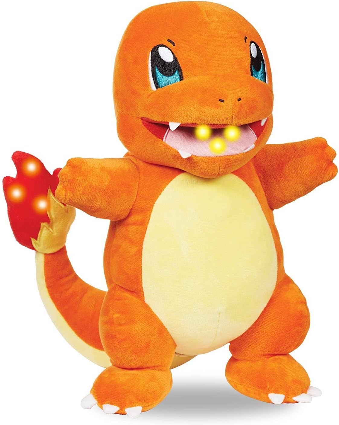 Interactive Flame Action Charmander Plush Toy for Pokemon Fans