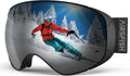 Ski Goggles Magnetic Side-Clip OTG Anti Fog UV400 - Quick Lens Swap