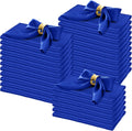 Satin Napkins 20 in x 20 in 100 Pack - Royal Blue Oversized Dinner