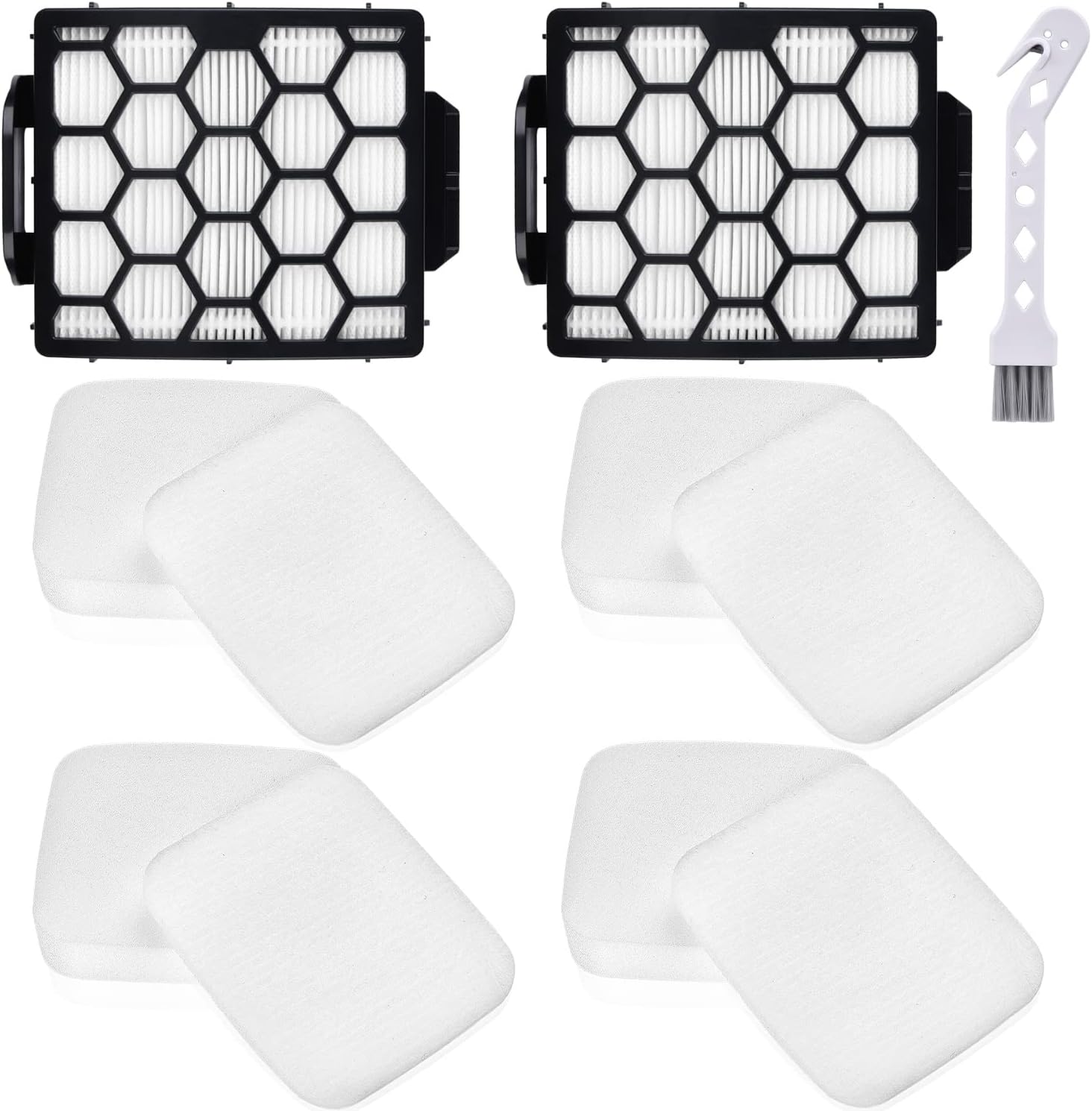 Anewise UV850 Filter Set: 2 HEPA + 4 Foam & Felt Filters