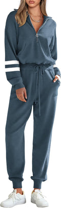 PRETTYGARDEN Women's 2 Piece Sweater Set Tracksuit - Cozy Casual Style