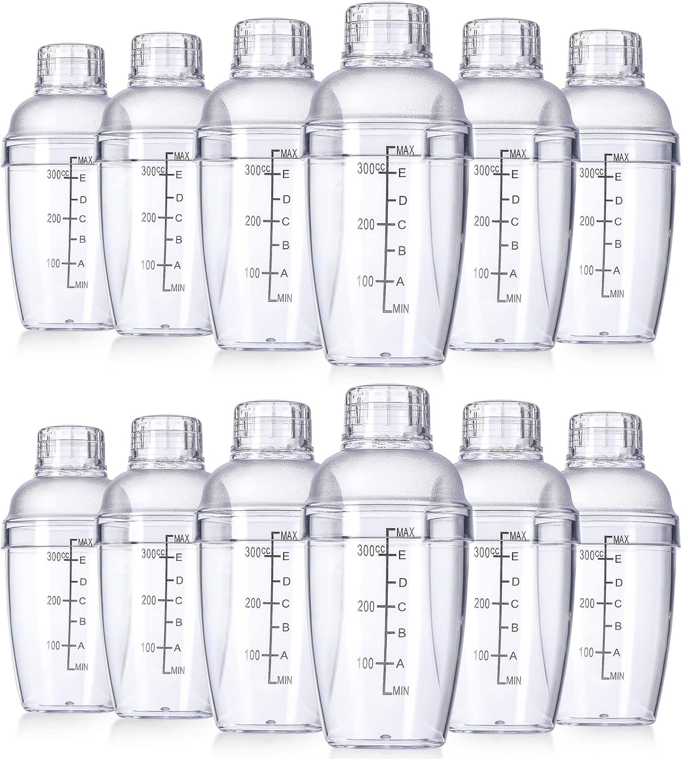 Lallisa 12 Pcs Cocktail Shaker Set - Measure, Mix, Strain!