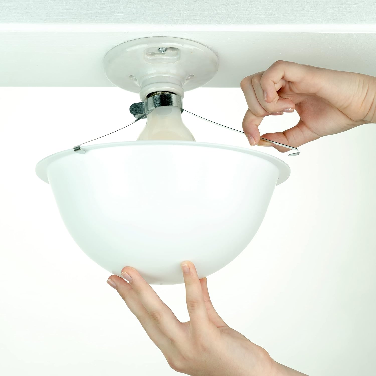 EZ Shade Ceiling Light Cover - Elegant Solution for Bulbs