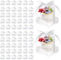 Clear Plastic Individual Cupcake Boxes 3.5 in - 100 Pack