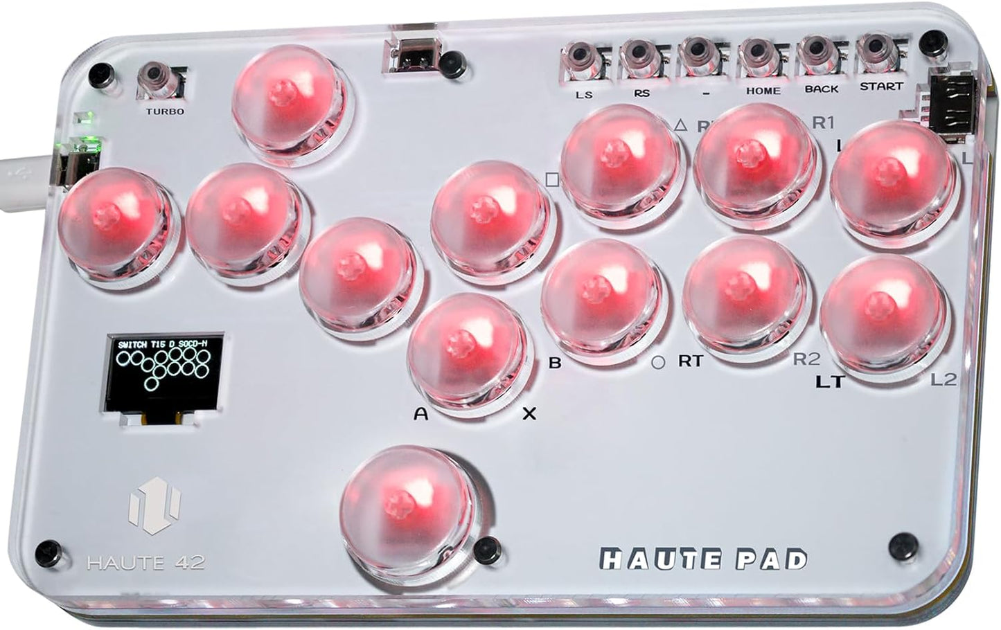Sehawei Haute42 Arcade Stick S13 with Custom RGB & Turbo Functions