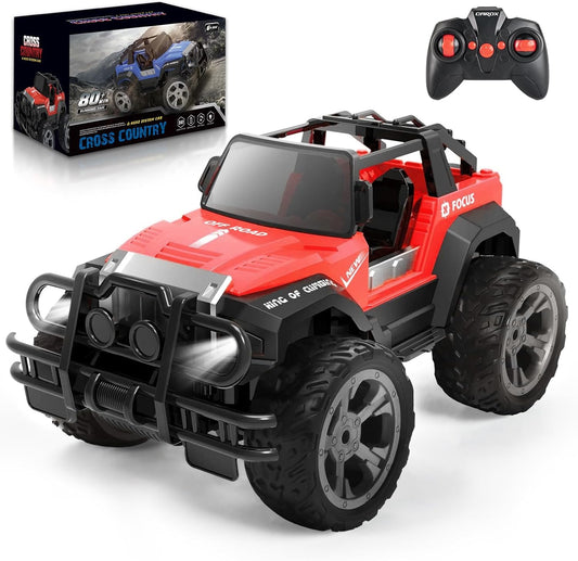 Carox RC Truck: 80min Playtime, All Terrain, Headlight