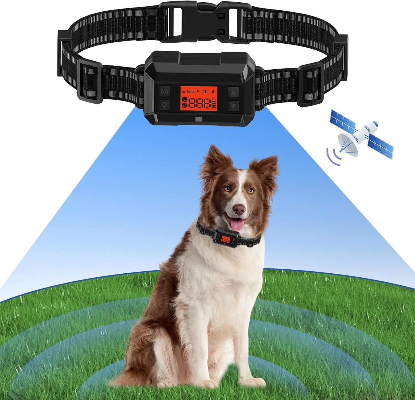 Wireless Dog Fence w/ Rechargeable Collar - 1000 Yards Radius