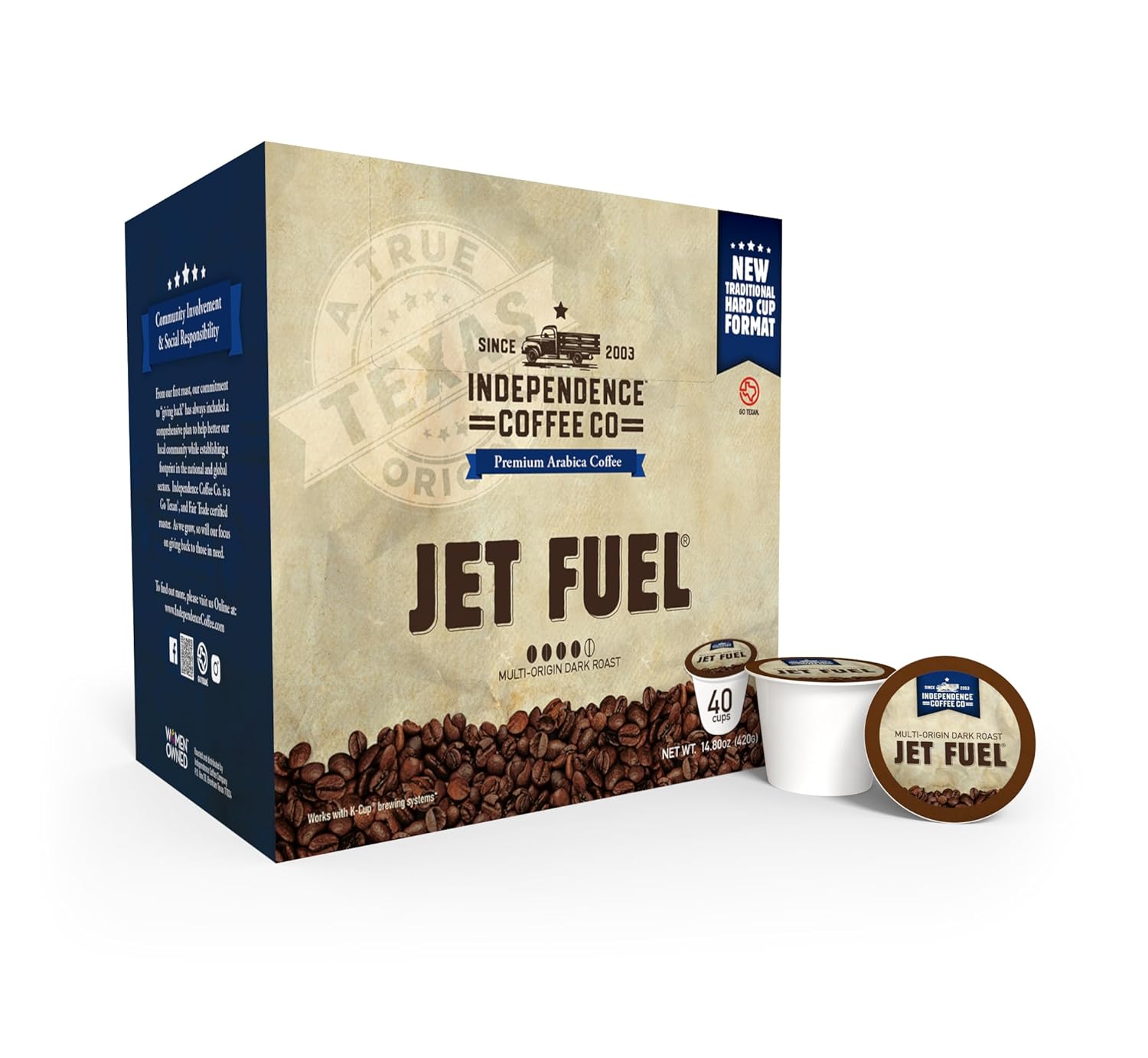 Independence Coffee Co. Jet Fuel Dark Roast K Cup Pods Review