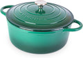 Nuovva Enamelled Cast Iron Dutch Oven Pot for All-Purpose Cooking