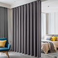 Room Divider Curtains Blackout Ceiling Track Curtain - Wide Grey Panel