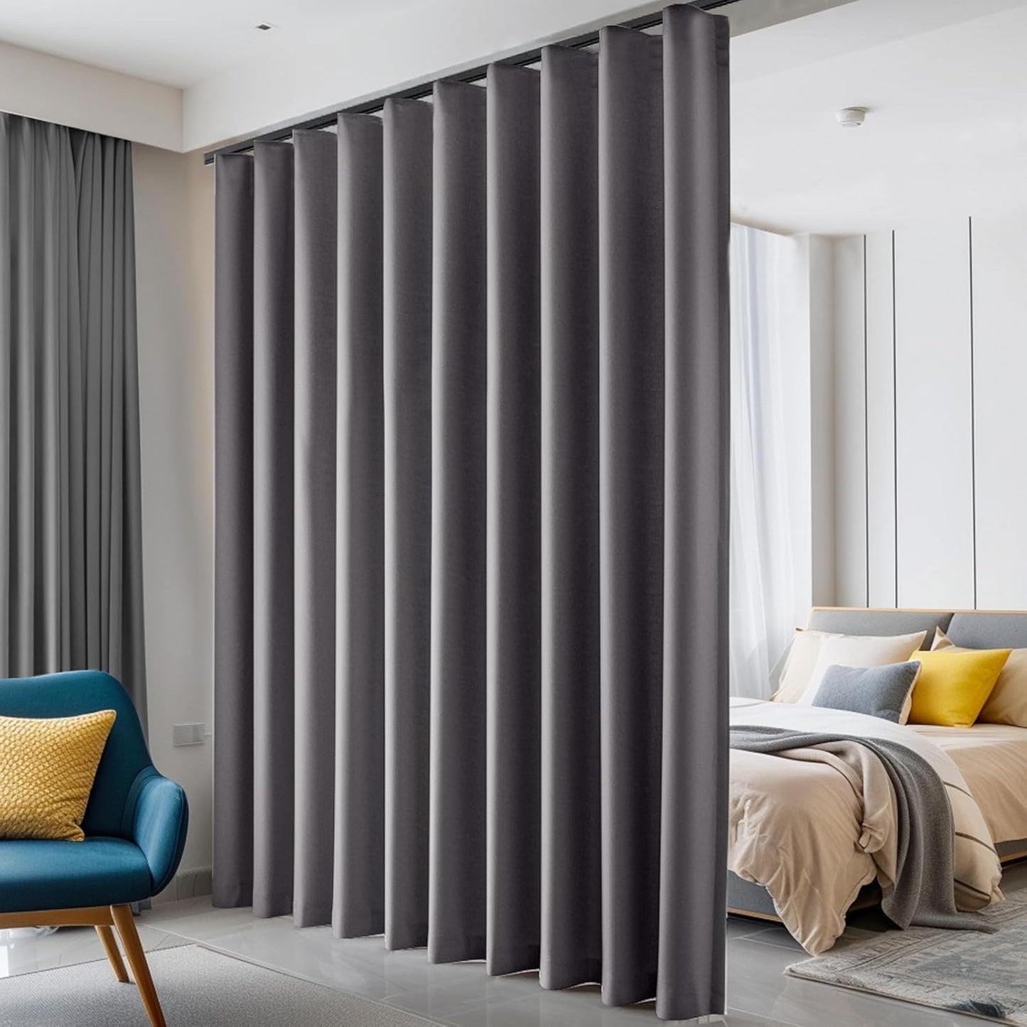 Room Divider Curtains Blackout for Privacy and Space Division