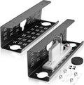 Cable Management Under Desk Tray 16 in 2 Pack - Large No-Drill