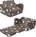 Toddler Couch 2-in-1 Convertible Kid Sofa to Lounger - Fold Out