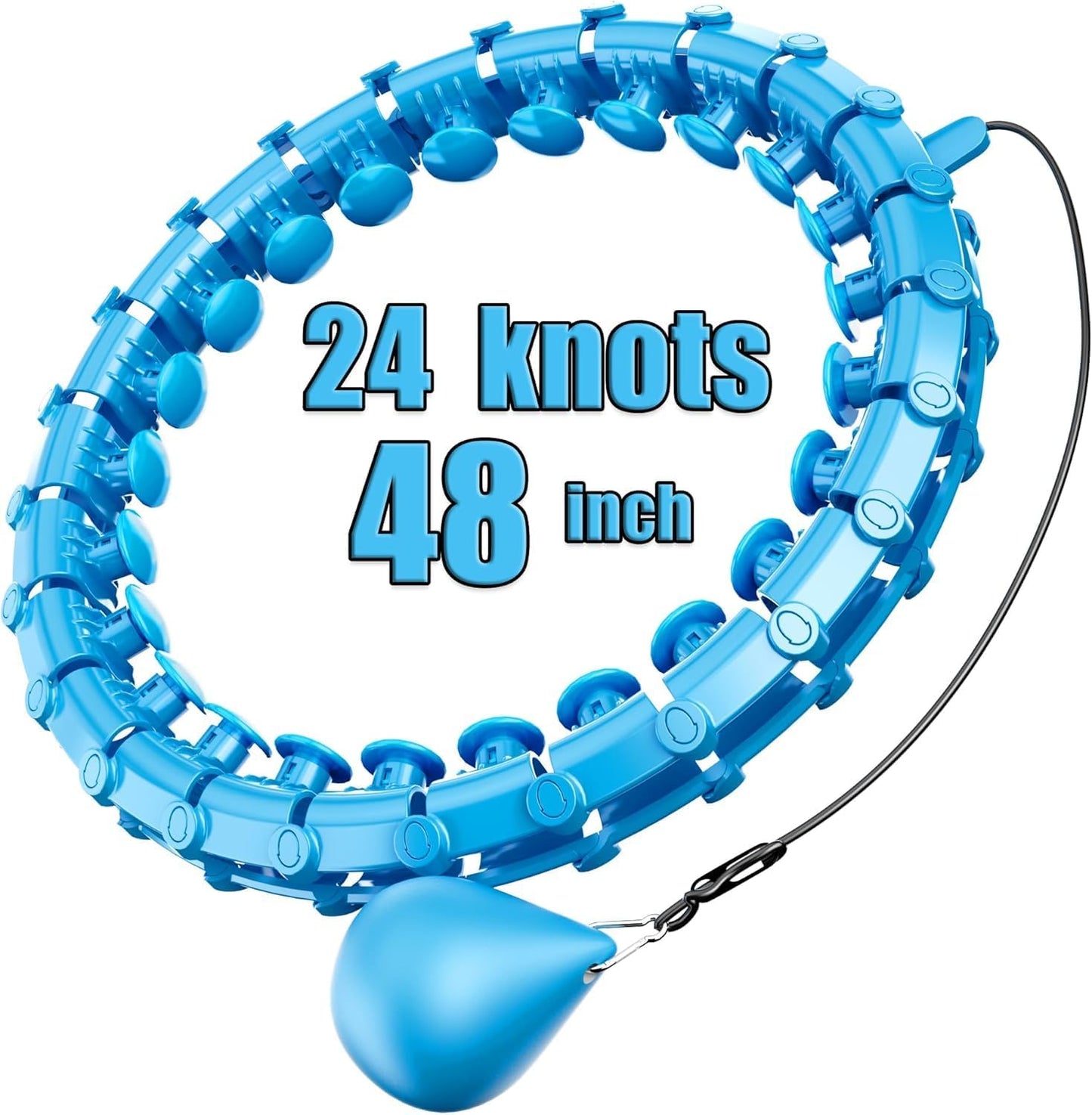 Dumoyi Smart Weighted Hoop for Adults Weight Loss and Fitness