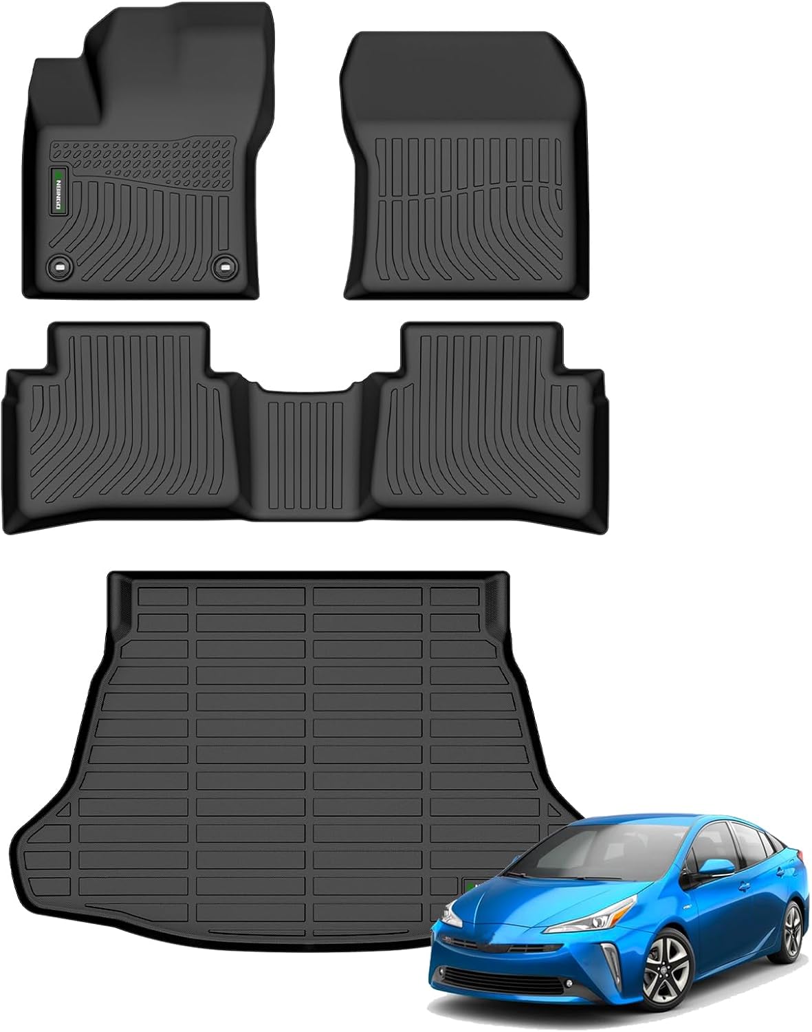 All Weather Floor Mats for Toyota Prius 2016-2022 by ANBINGO