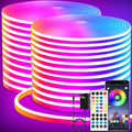 LED Neon Lights Strip 132FT for Bedroom and Outdoor Decor