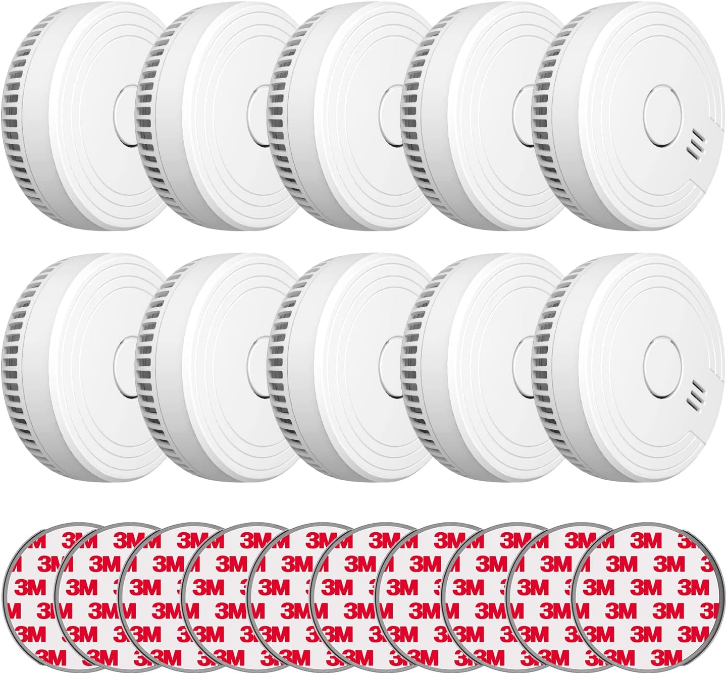 Ecoey Smoke Detector Mini with Advanced Photoelectric Technology