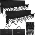 1MORE Portable Folding Soccer Bench for Team Events and Sports