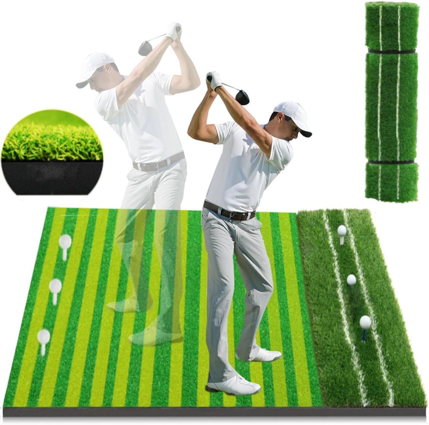 Premium 4x5ft Golf Practice Mat - Ultimate Swing Detection